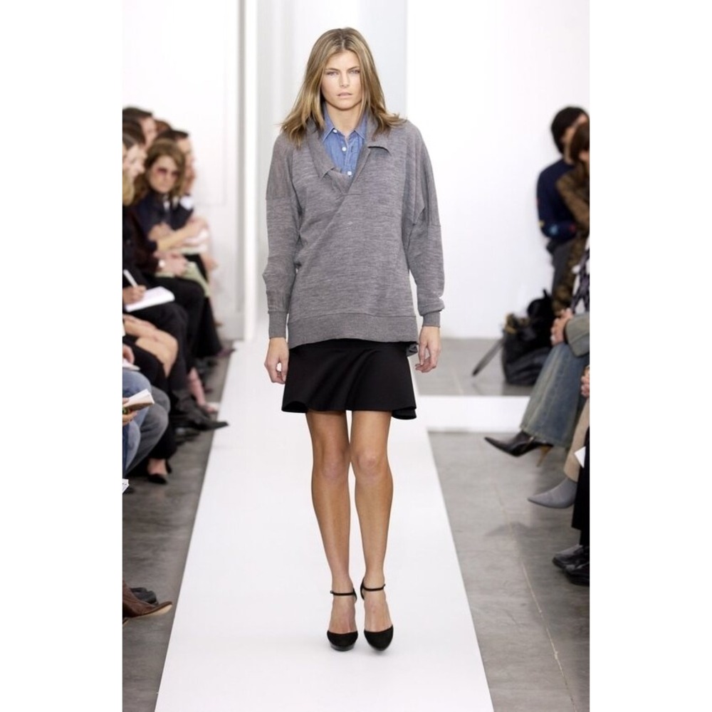 Balenciaga Fall 2002 Nicolas Ghesquiere Archive Denim Shirt Light Wash 38 - Picture 6 of 8